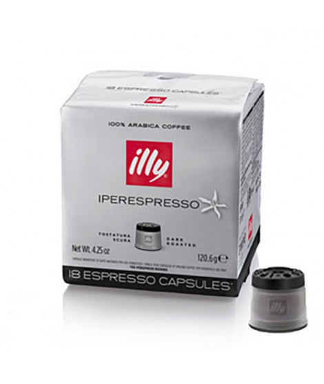 Caffè Illy tostatura scura cialde capsule compatibili IperEspresso