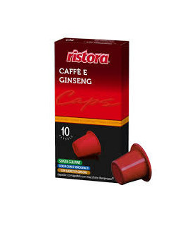 Solubili Ristora cialde capsule compatibili Nespresso Ginseng