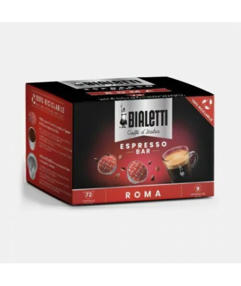 Caffè Bialetti gusto Roma 72 capsule